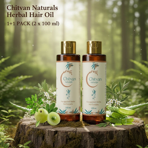 Chitvan Naturals Herbal Hair Oil (2-Pack) - 200 ml